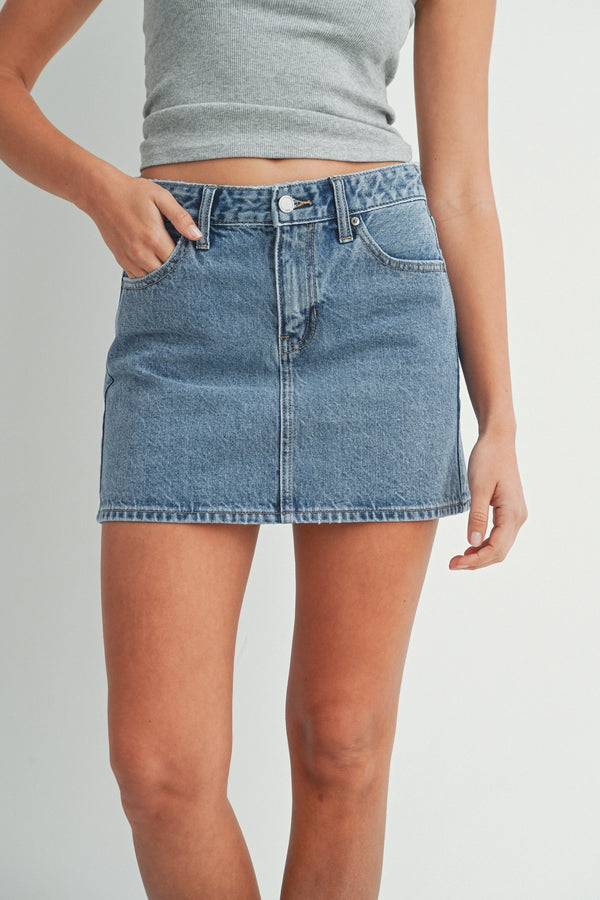 Kimberly Denim Micro Mini Skirt