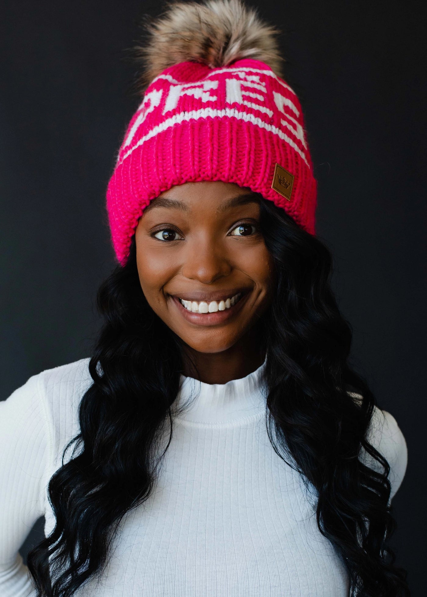 Apres Ski Hat Pink – SHOP ABOVO