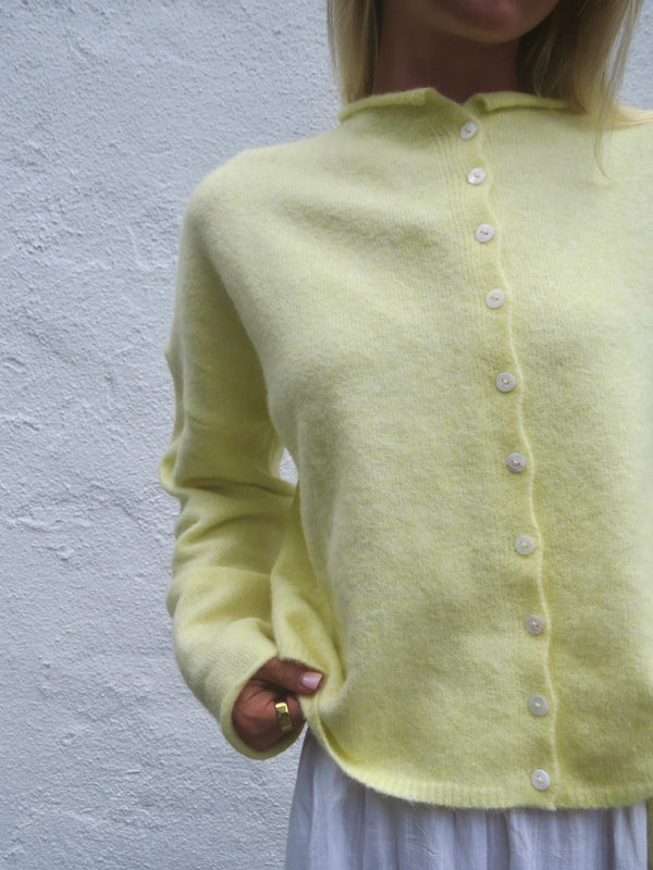 Butter yellow cardigan