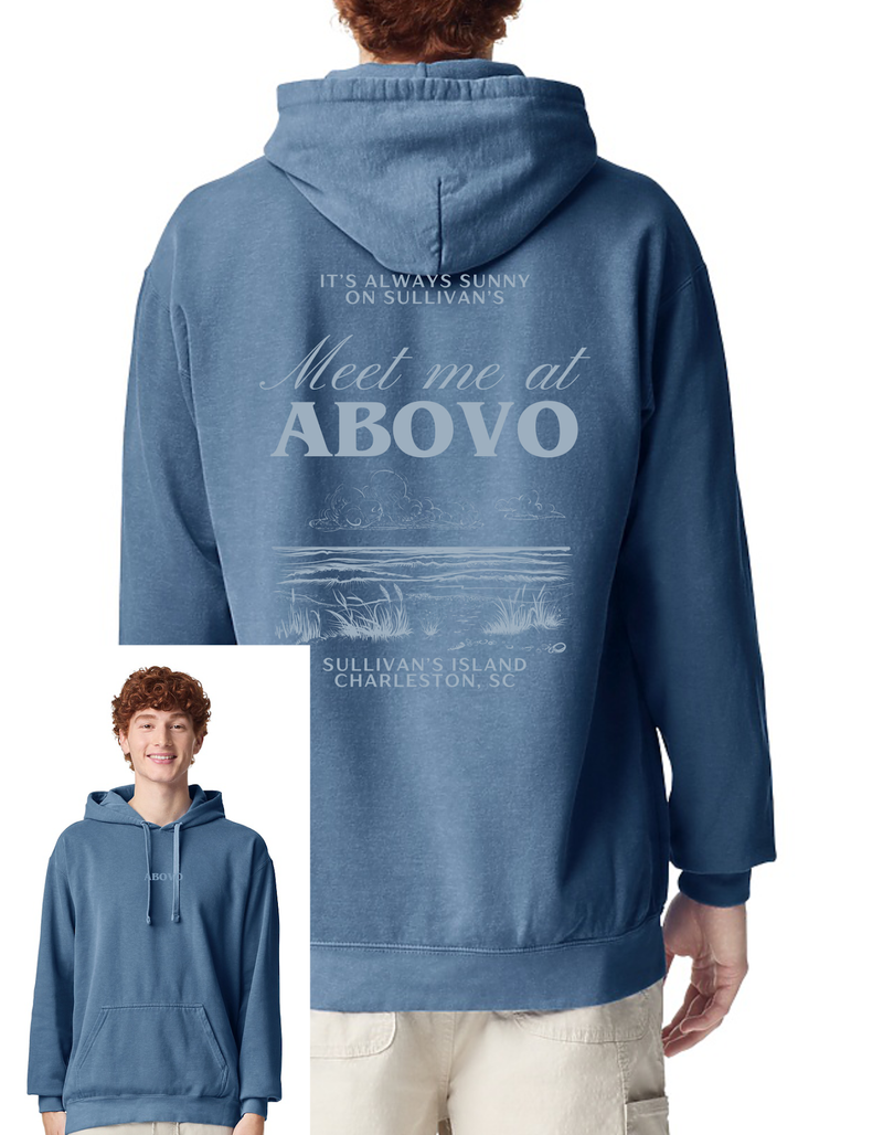 Meet Me At ABOVO Hoodie- Emerald