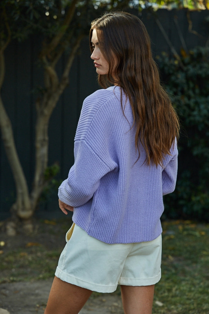 Lilly Lilac Cardigan