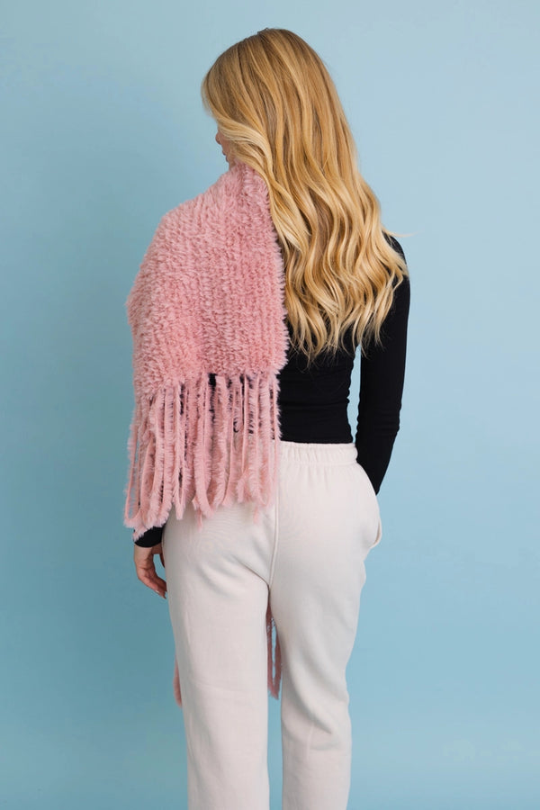 Bundle Me Up Scarf- Blush