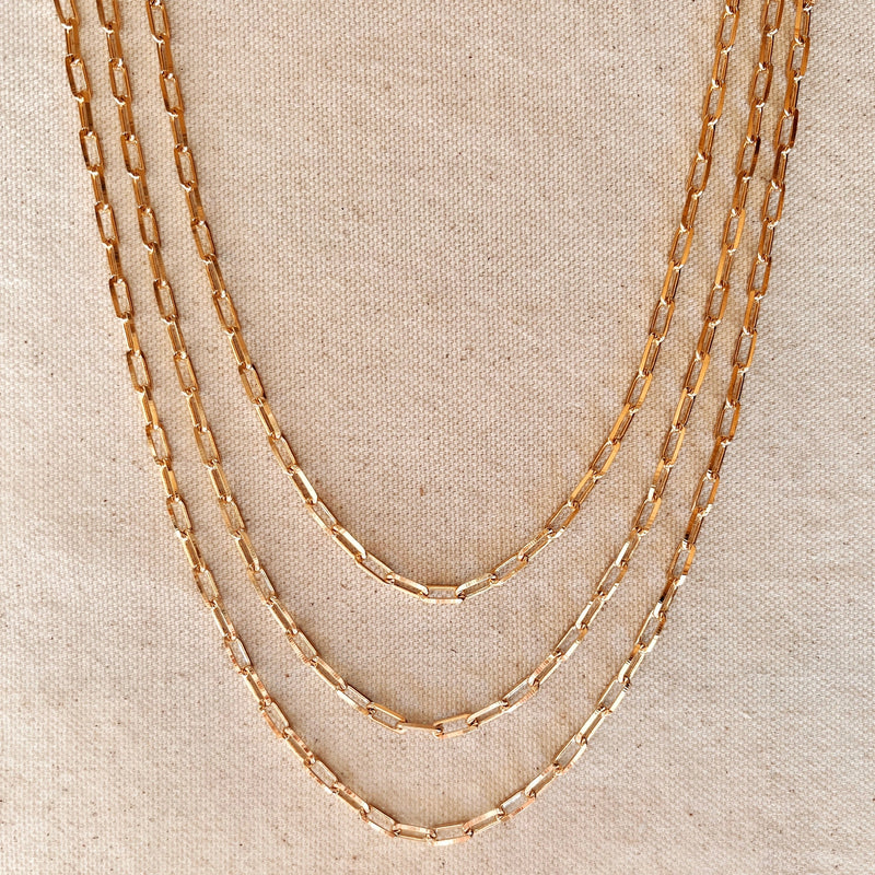 Thin Charm Necklace Chain 16 inches