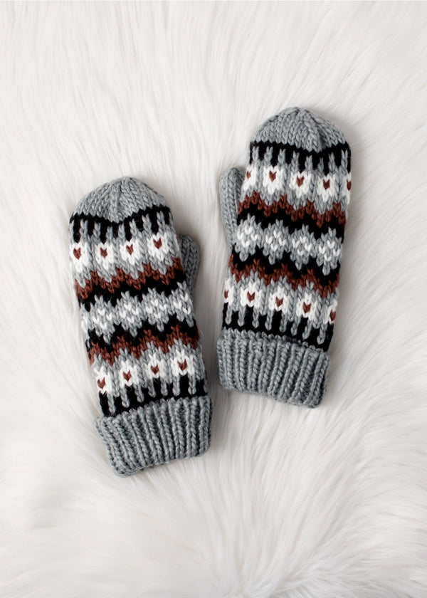 Perri Patterned Mittens