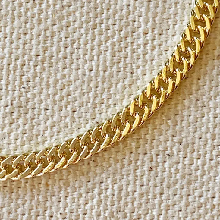 Double Curb Chain Bracelet Cuban