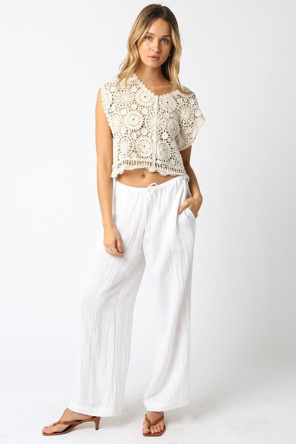 Smythe Pants White