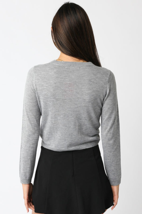 Hilltop Cardigan Heather Grey