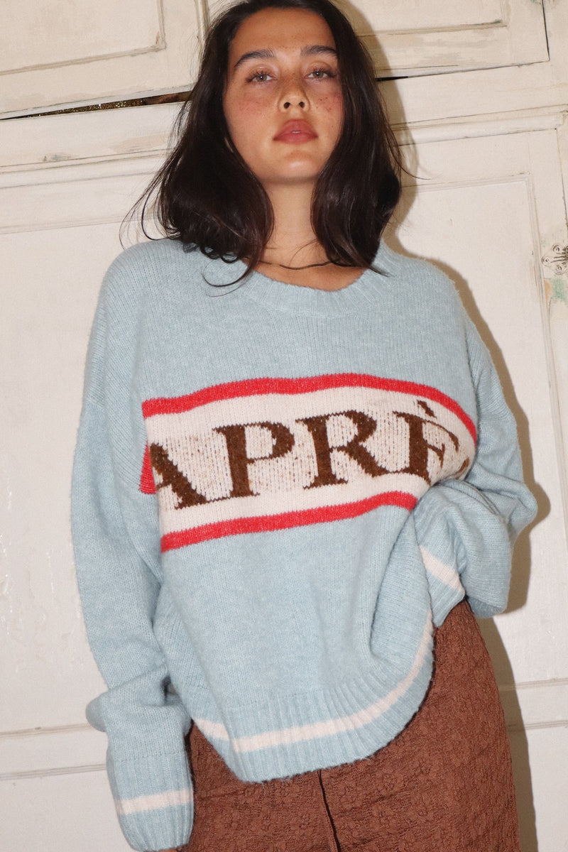 APRES Sweater Blue