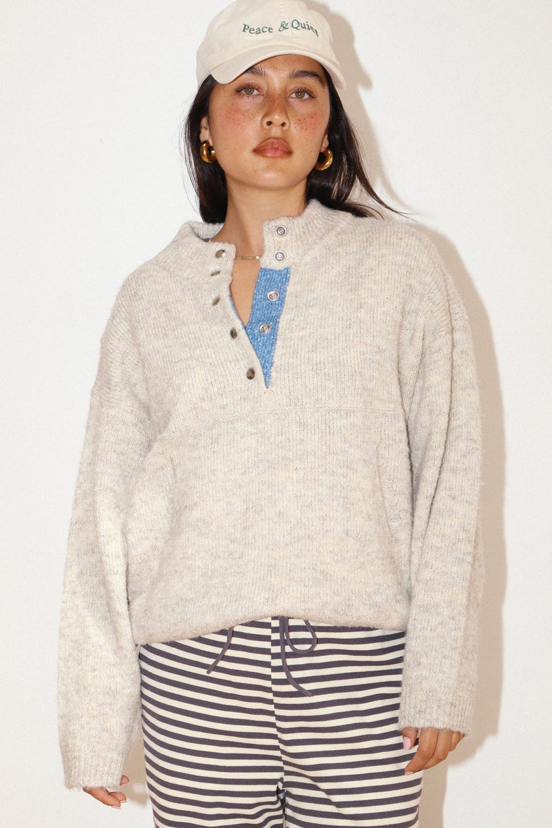 Brine Sweater Oatmeal