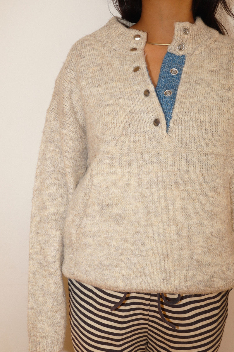 Brine Sweater Oatmeal
