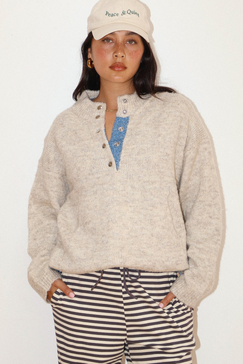 Brine Sweater Oatmeal