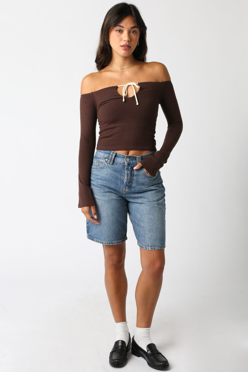 Mylee Top Brown