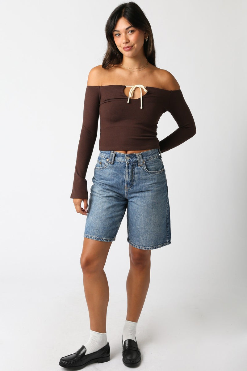 Mylee Top Brown