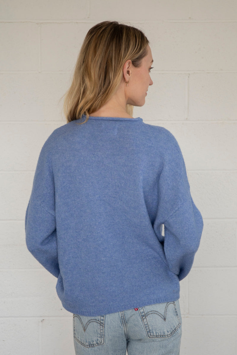Essential Sweater Dusty Blue