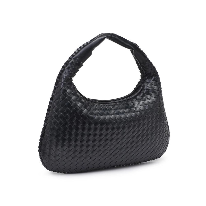 Adela Woven Hobo Black