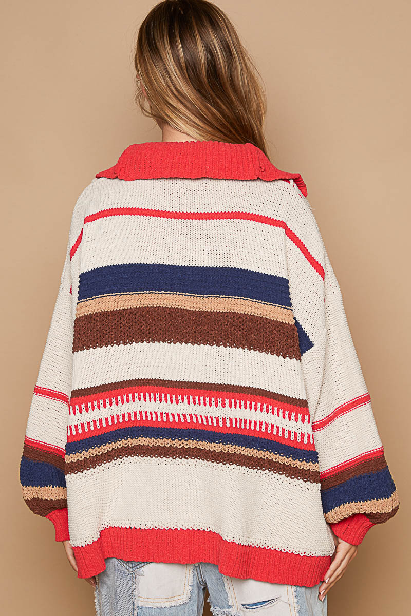 Cabin Sweater Red