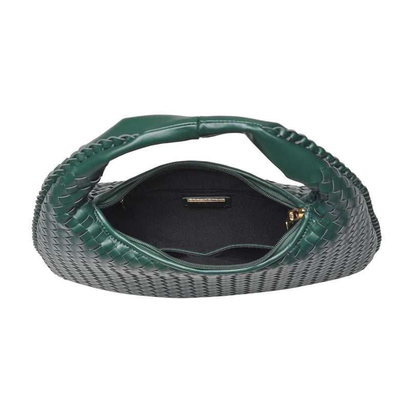 Adela Woven Hobo Emerald