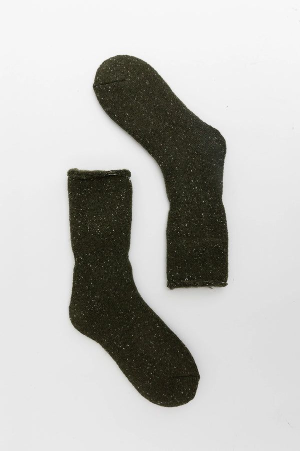 Sleepover Socks- Olive