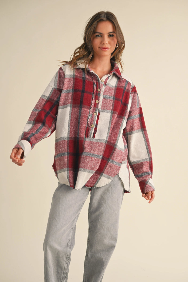 Tailgate Time Flannel Pullover