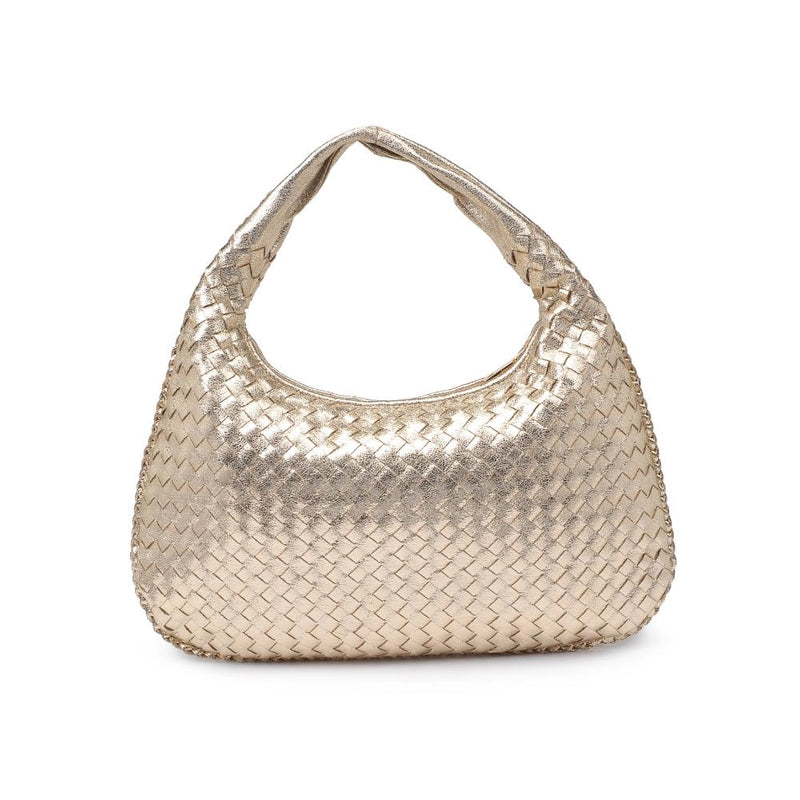 Adela Woven Hobo Gold