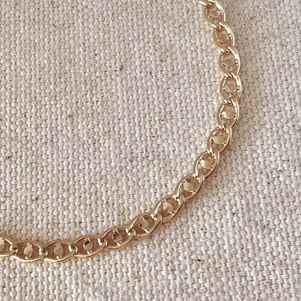 Fancy Mariner 18k Gold Filled Bracelet