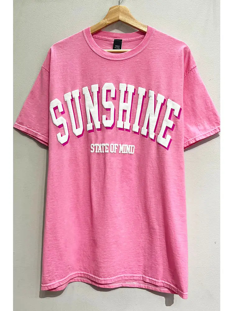 Sunshine State Of Mind Puff Paint Tee