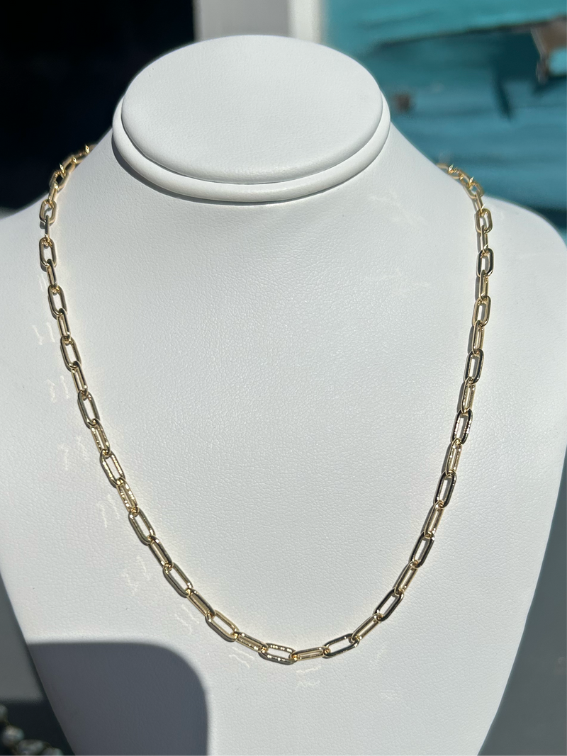 Thin Charm Necklace Chain 18 inches