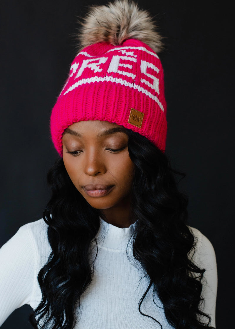 Apres Ski Hat Pink