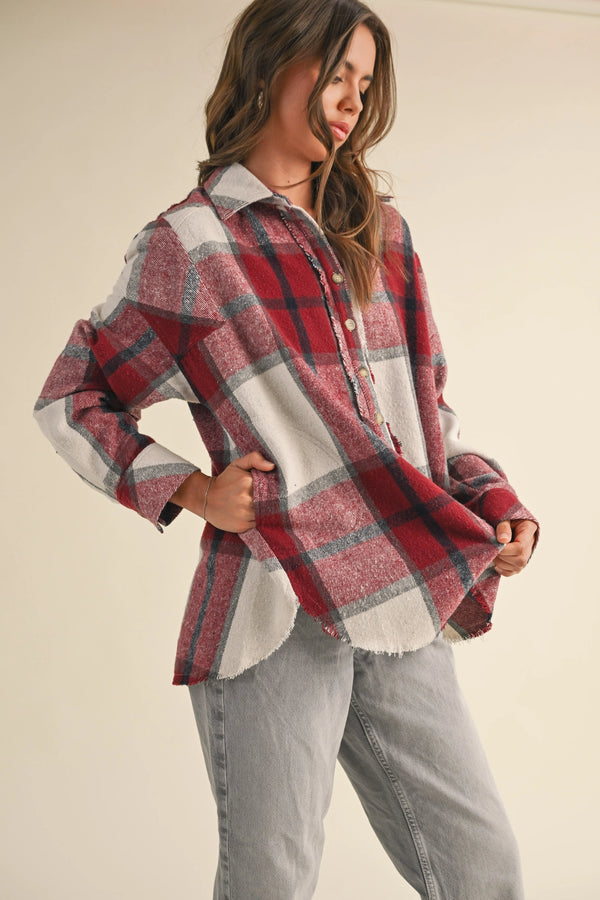 Tailgate Time Flannel Pullover