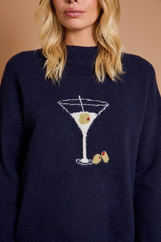 Olive-Another Sweater Navy