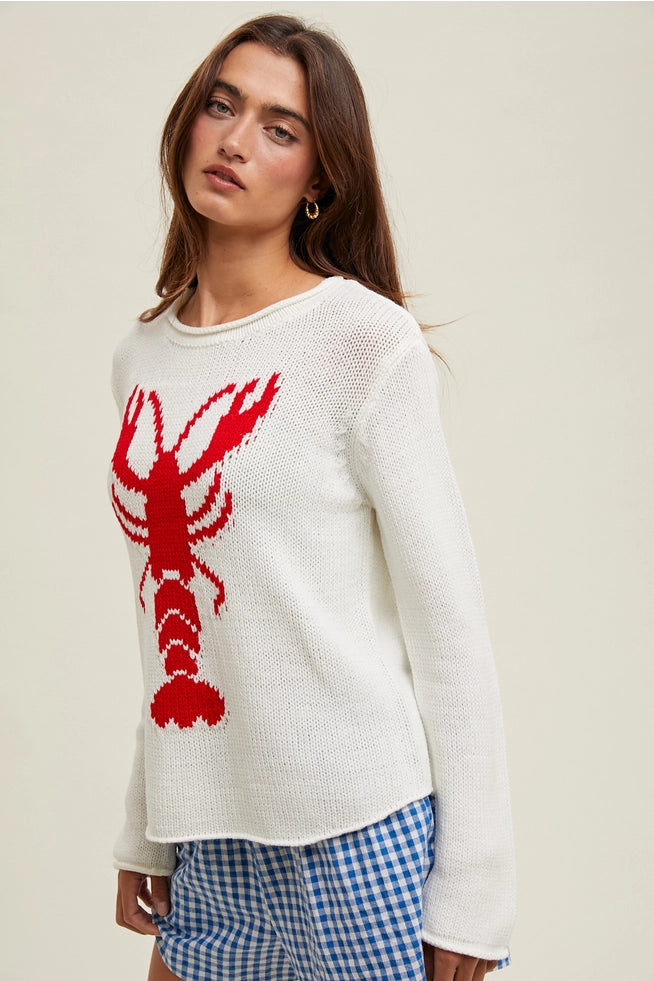 Lobster Sweater Ivory