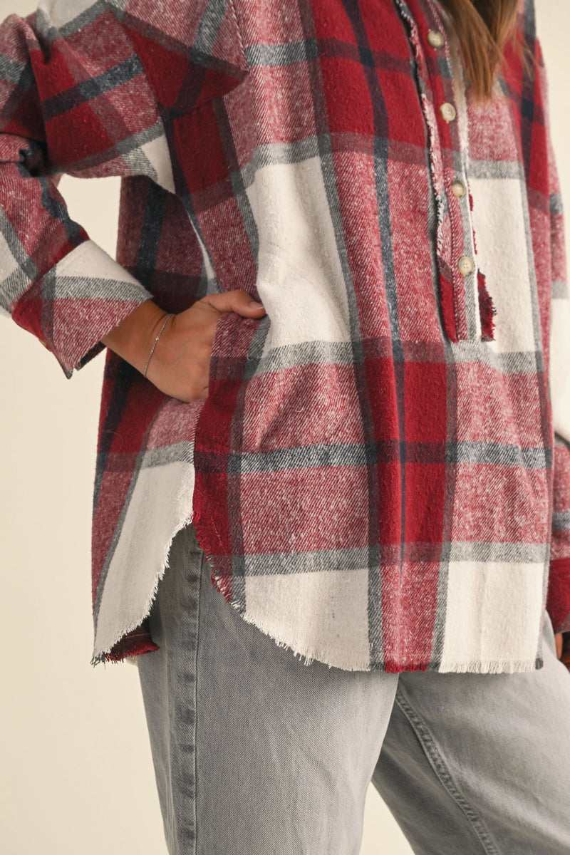 Tailgate Time Flannel Pullover