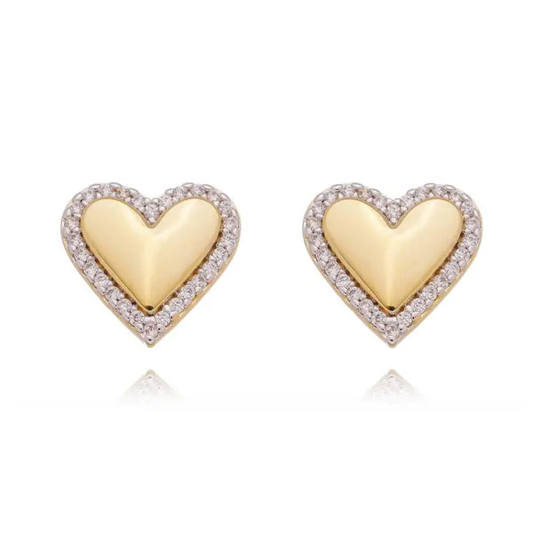 Pillow Heart Stud