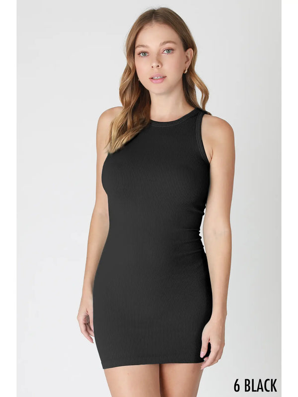 Stroll Basic Dress Black