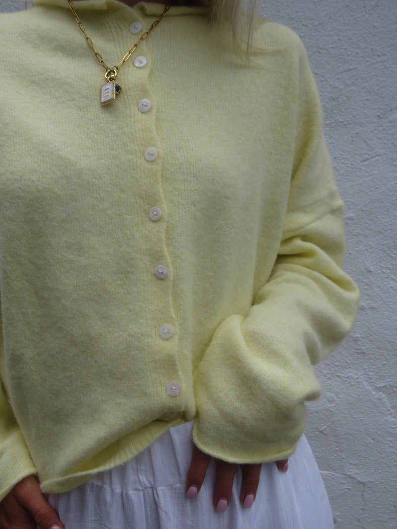 Butter yellow cardigan