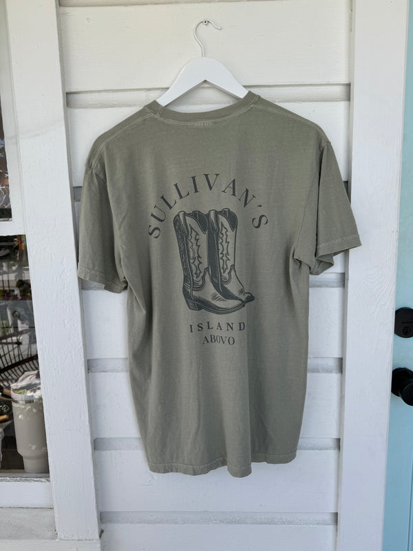 Sullivans Boot T Shirt Taupe