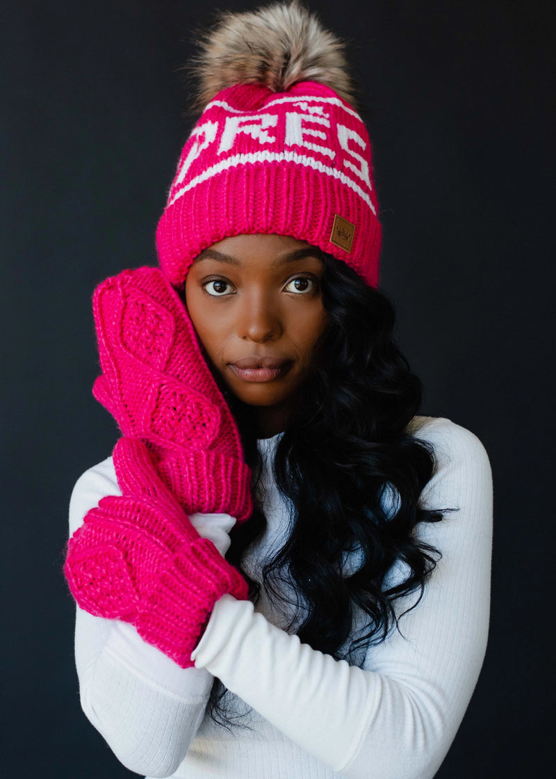 Apres Ski Hat Pink