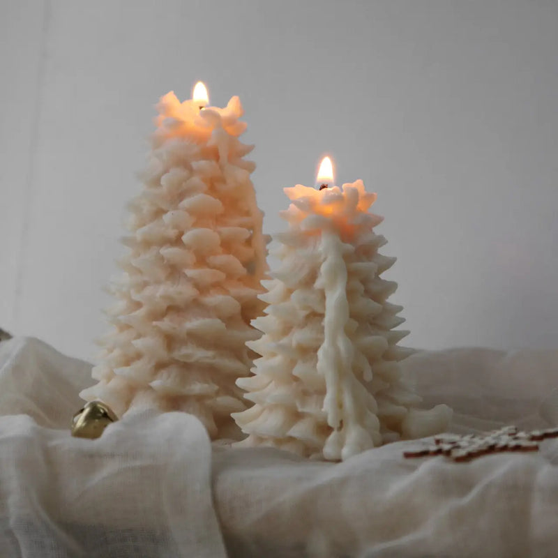 Traditional Pine Tree Candle - Small