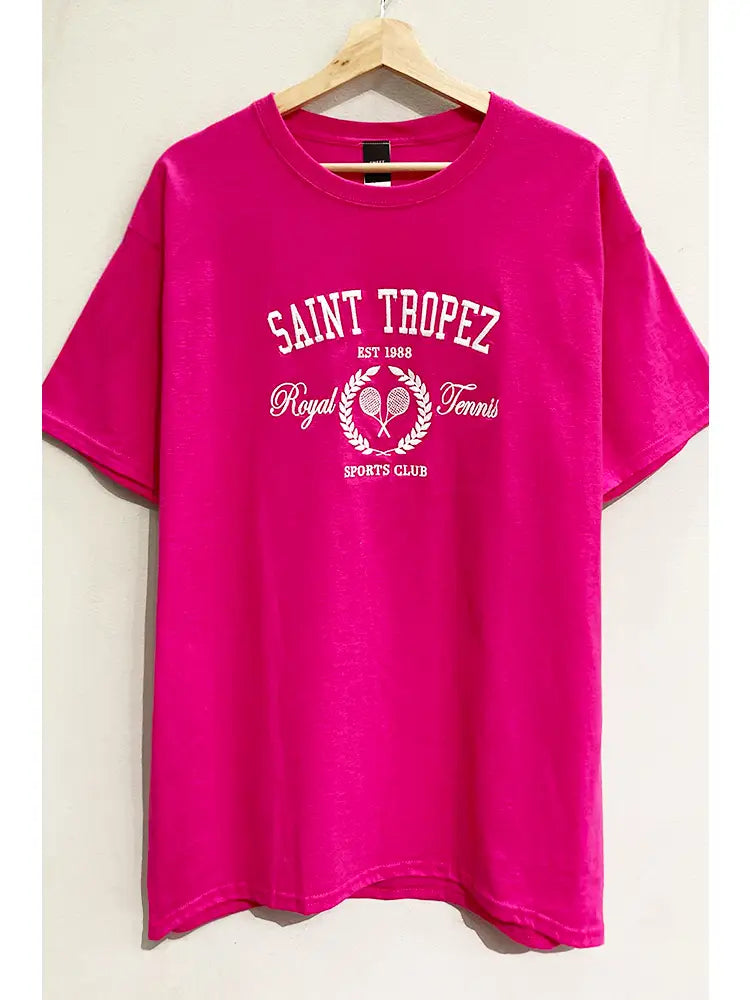 Saint Tropez Embroidered Tee