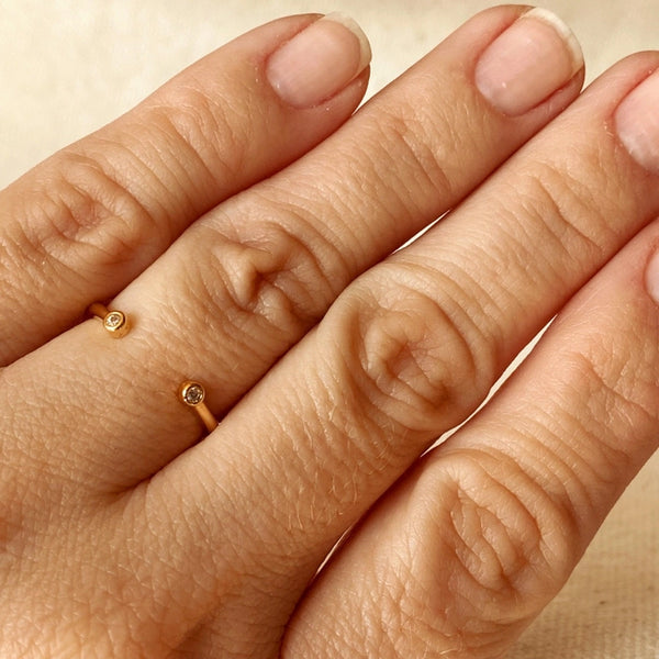 Open Bezel Ring
