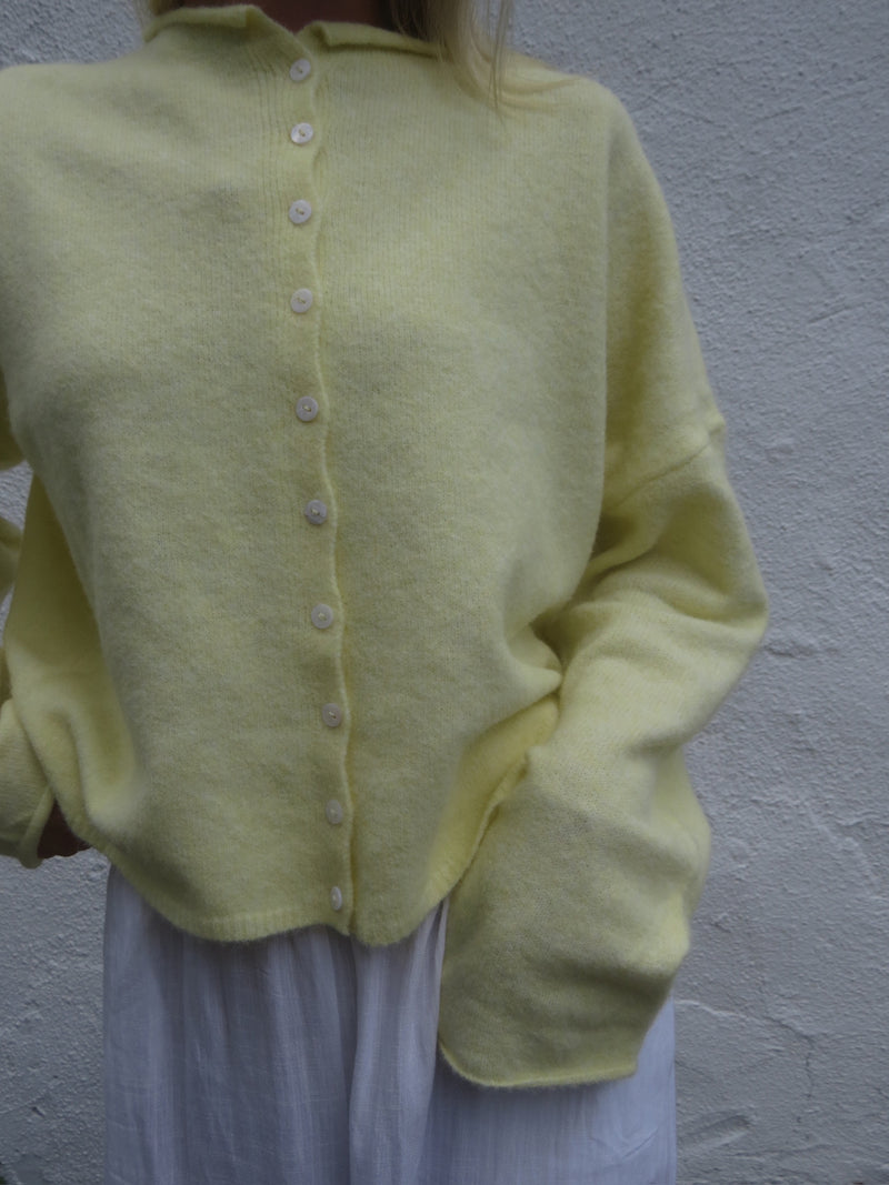 Butter yellow cardigan