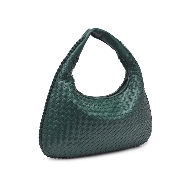 Adela Woven Hobo Emerald