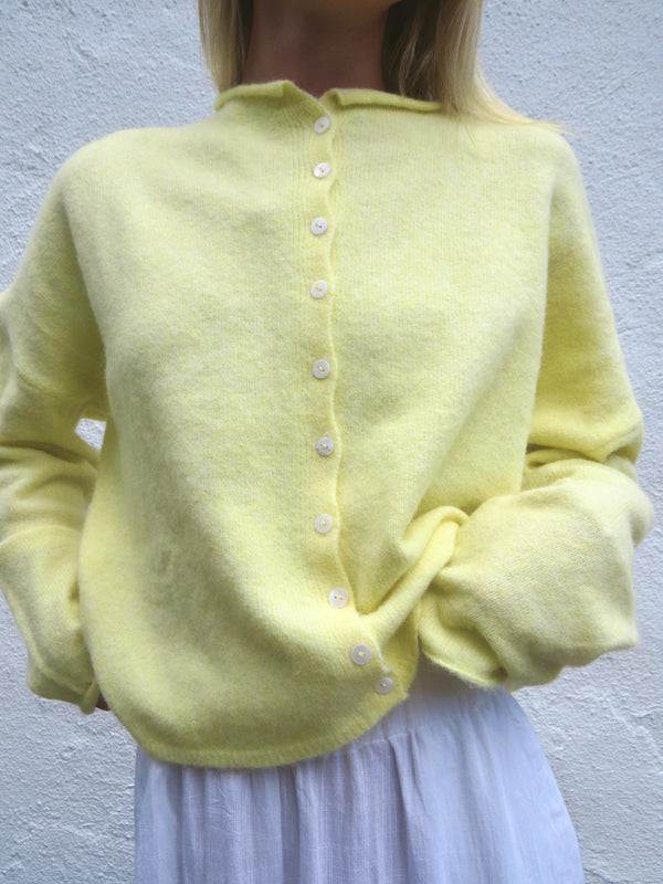 Butter yellow cardigan