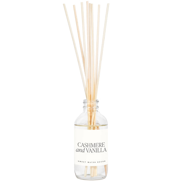 Cashmere and Vanilla Clear Reed Diffuser