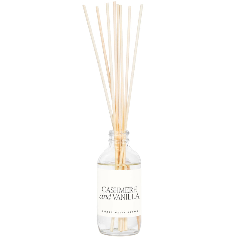 Cashmere and Vanilla Clear Reed Diffuser