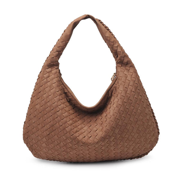 Victoria Woven Hobo Nutmeg