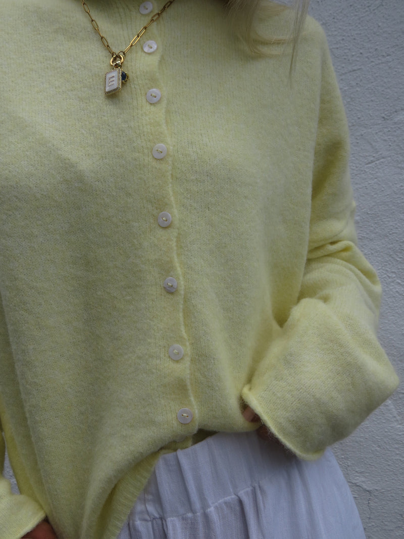Butter yellow cardigan