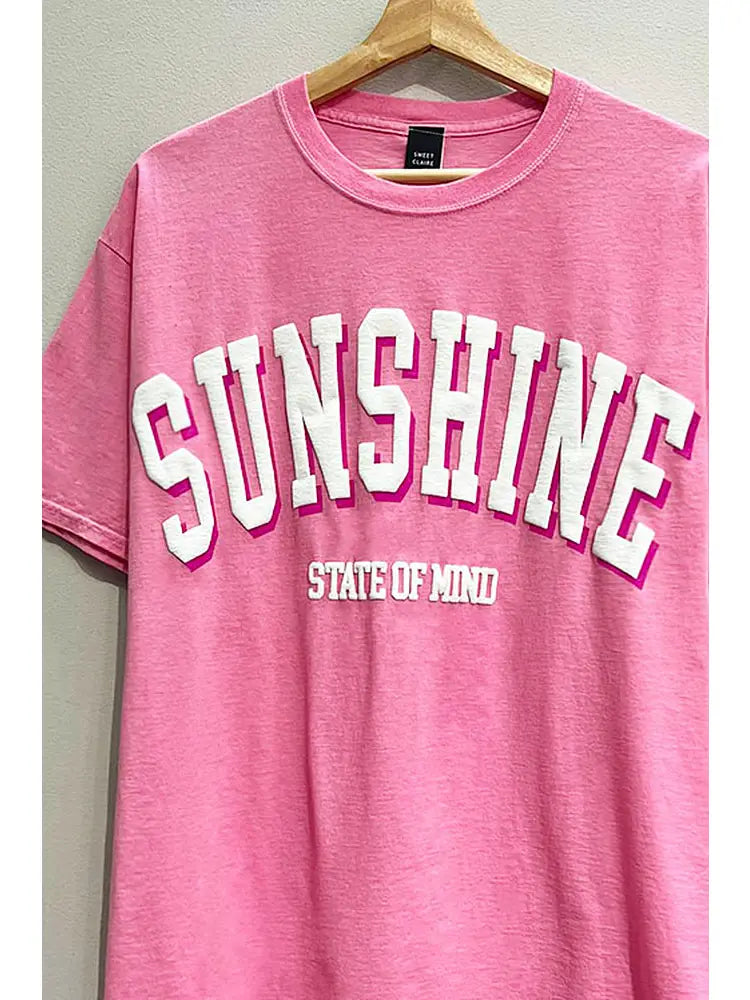 Sunshine State Of Mind Puff Paint Tee