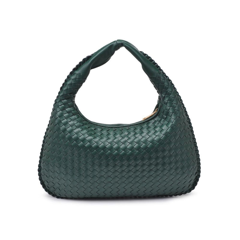 Adela Woven Hobo Emerald