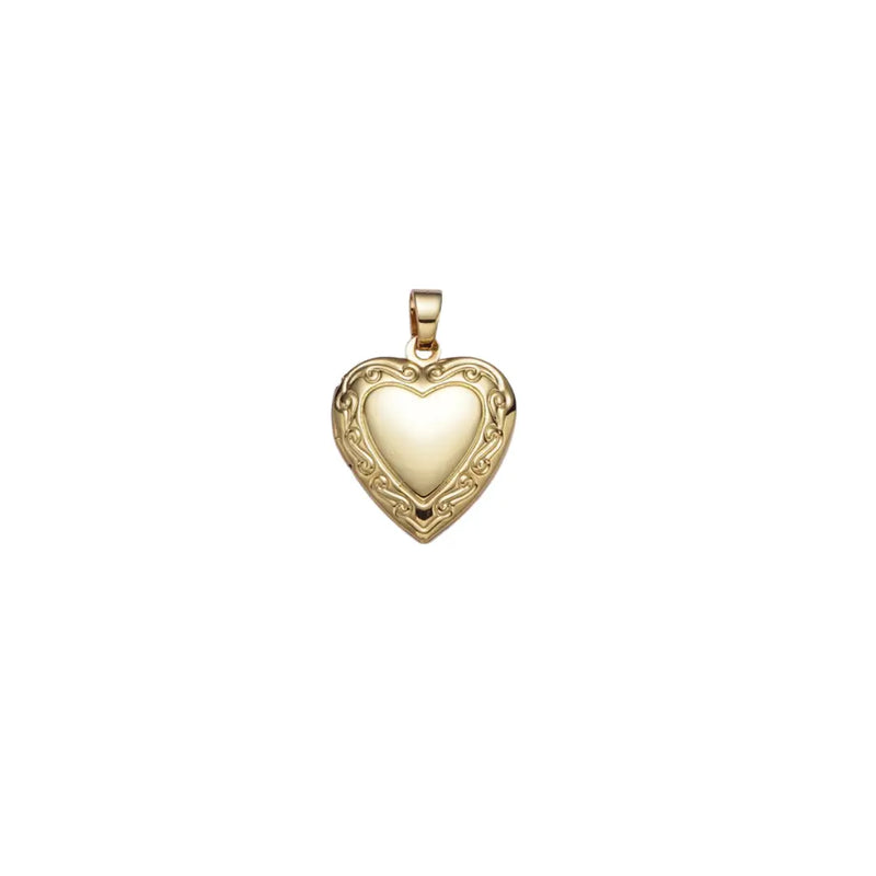 Charm Bar - Ornate Heart Locket Charm